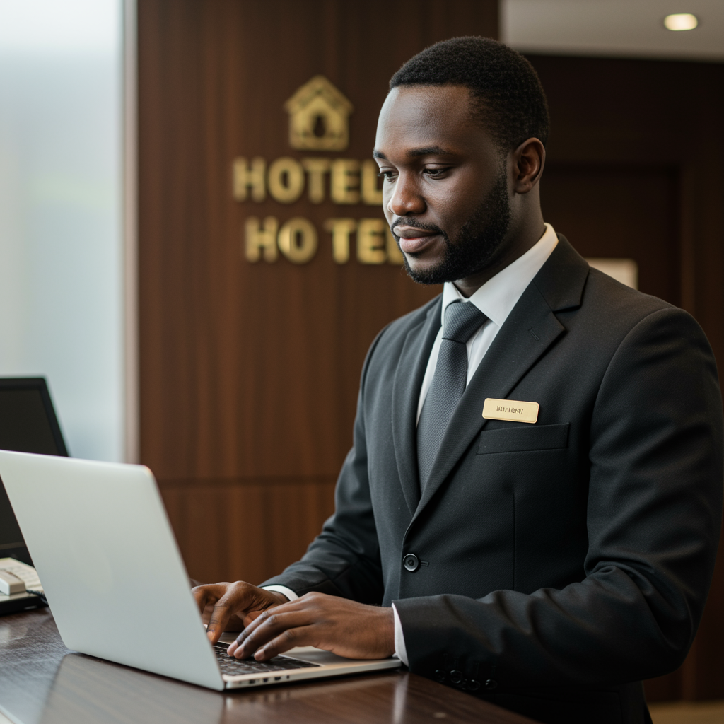 freepik black hospitality employer checking laptop at fron 99828.png